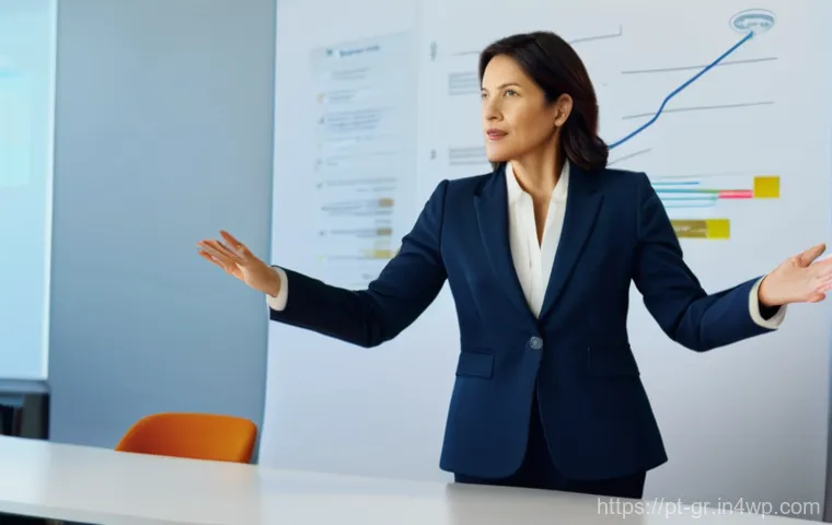 원격 협업 도구의 정기적인 리뷰 및 업데이트 방법 - **Prompt:** A focused professional, a woman in her mid-30s with short, styled hair, sits at a sleek,...