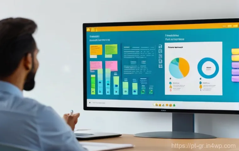 원격 근무 시 팀 사기를 높이는 도구 활용법 - **Prompt:** A dynamic and inclusive virtual meeting featuring a diverse group of Portuguese professi...