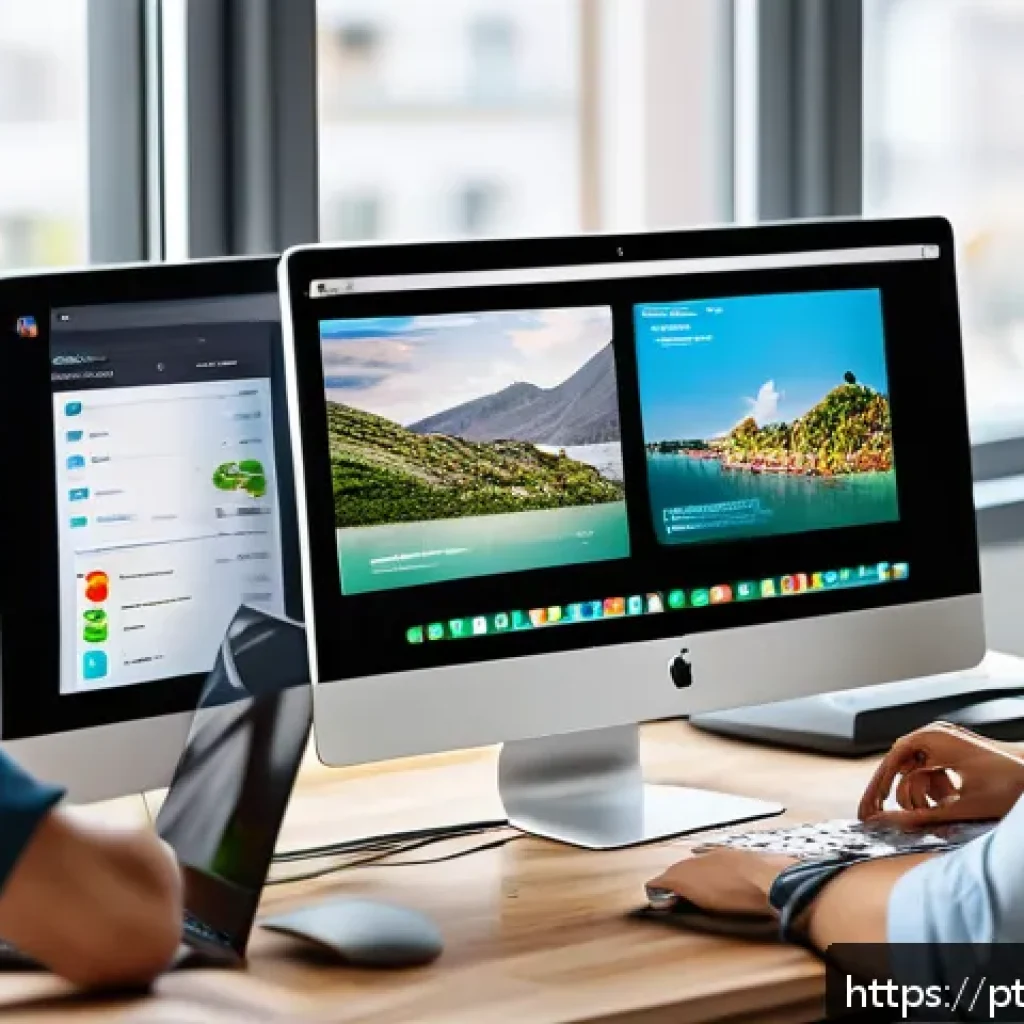 원격 협업 도구의 커스터마이징 전략 - A modern remote work team collaborating via a sleek virtual workspace interface, with diverse profes...